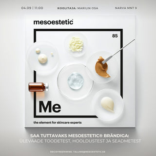 mesoestetic® on-boarding - maailma üks juhtivaid meditsiinilise kosmeetika ja esteetilise meditsiini brände(04.09.2025.)