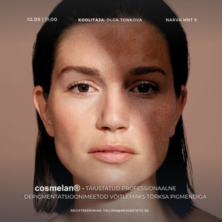 cosmelan® - täiustatud professionaalne depigmentatsioonimeetod võitlemaks tõrksa pigmendiga(10.09.2025)