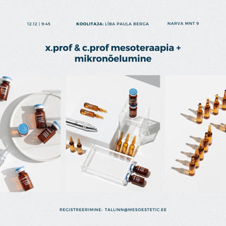 Mesotherapy (x.prof &amp; c.prof) + Microneedling (12.12.2024)