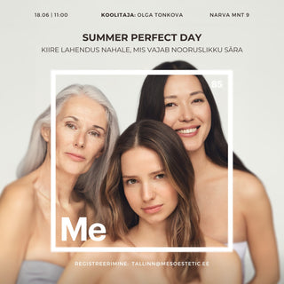 Nägu säravaks koolitus -  pidude eelne nahahooldus mesoesteticuga (18.06.2025)
