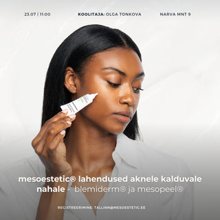 mesoestetic® lahendused aknele kalduvale nahale - blemiderm® ja mesopeel® (23.07.2025)