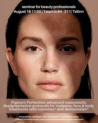 Pigment Perfection: Advanced mesoestetic® Depigmentation Protocols for Melasma, Face & Body Treatments with cosmelan® & dermamelan®(18.08.26.)
