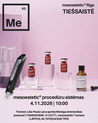 ONLINE- mesoestetic® Treatment Systems: Complex Skin Restoring & Professional Treatment Protocols(4.11.2026)