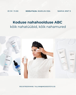Koduse nahahoolduse ABC - kõik nahatüübid, kõik nahamured  (01.10.2025)