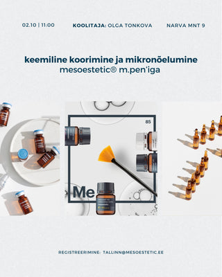 Chemical peels and microneedling with mesoestetic® m.pen (02.10.2025)