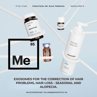 Exosomes for the correction of hair problems, hair loss - seasonal and alopecia (17.02.2026)