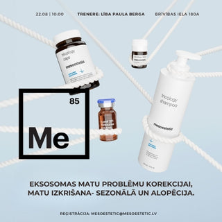 Eksosomas matu problēmu korekcijai, matu izkrišana- sezonālā un alopēcija. (22.08.2025)