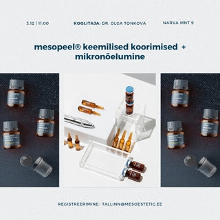 Chemical peels and microneedling with mesoestetic® m.pen (03.12.2025)